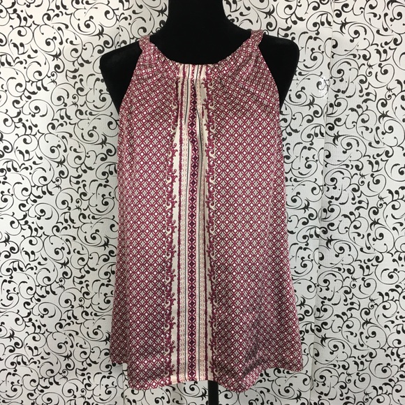 White House Black Market Tops - WHBM Geometric Print Tank Top